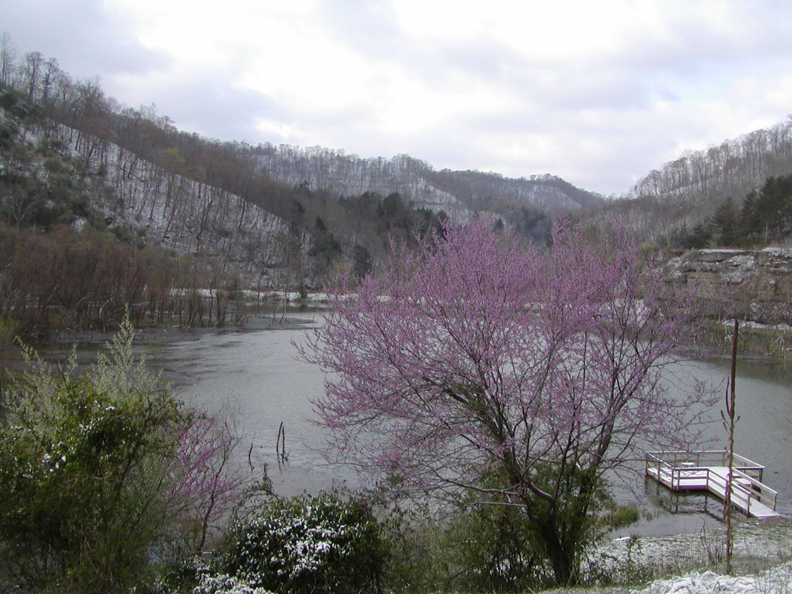 Carr Creek Lake in the southeastern Kentucky mountains