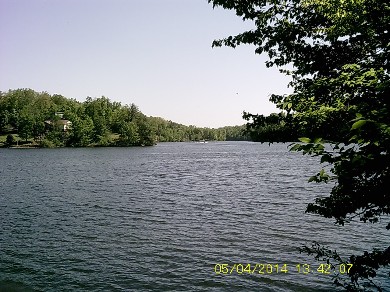 Lake Malone and its sandstone bluffs, Kentucky