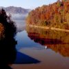 Martins Fork Lake in the southeastern Kentucky mountains